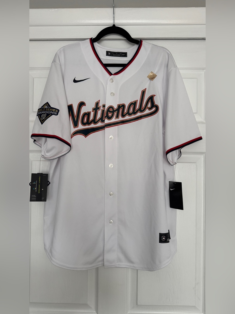 NIKE | NEW Washington Nationals World Series Champions TURNER jersey XL
